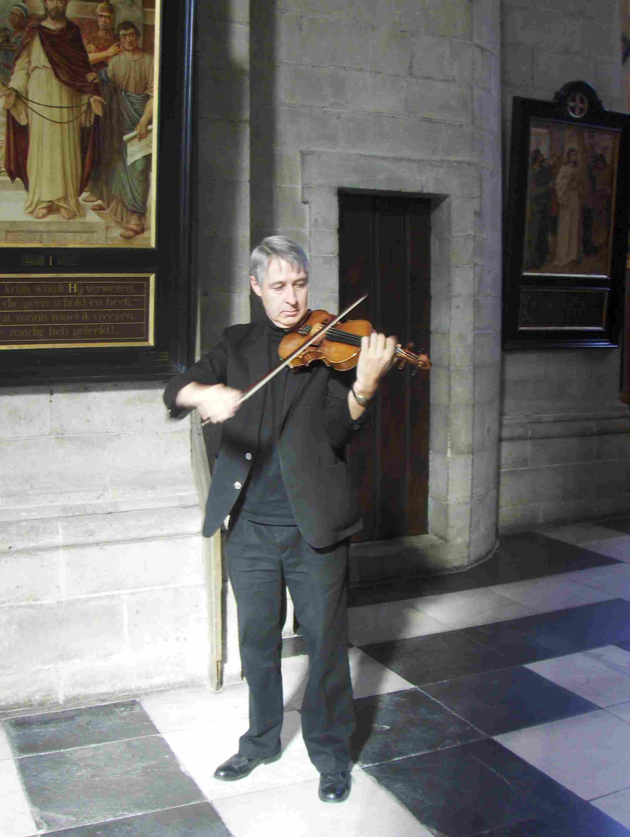 Musiceren in de Sint-Pieterskerk
